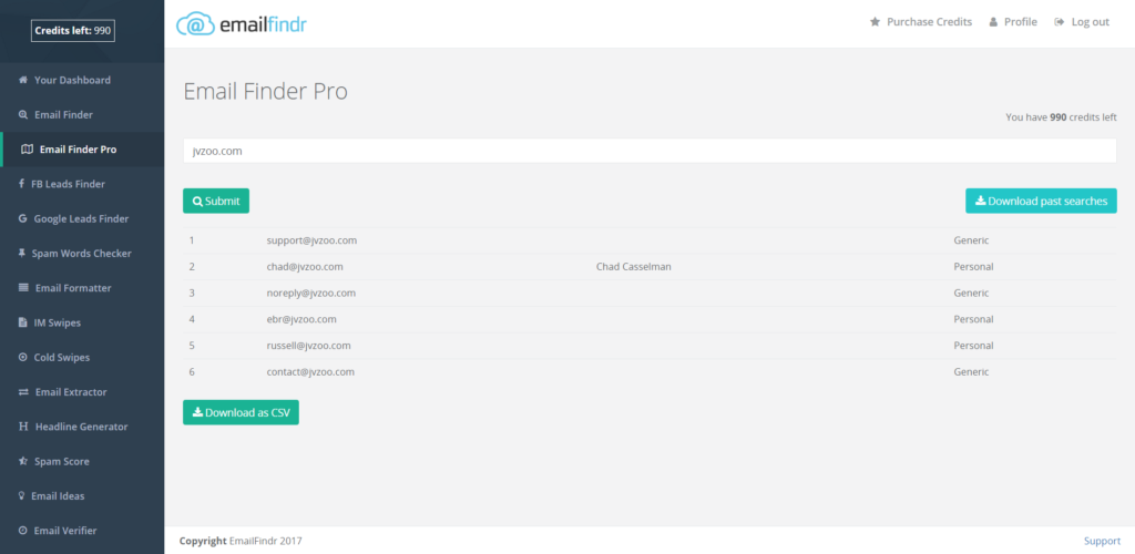 emailfindr-pro-results
