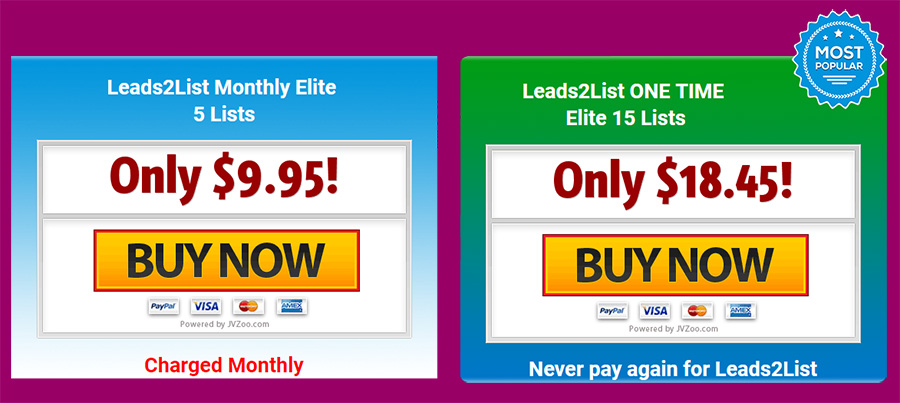 leads2list-pricing