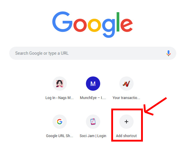 chrome-add-shortcut
